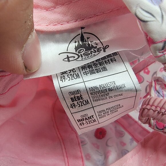 Disney Minnie Mouse Pink Infant Cap With Bow Hearts Casual Cute Outdoors - Picture 5 of 9